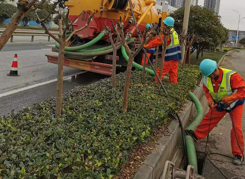蓝田市政管道清淤